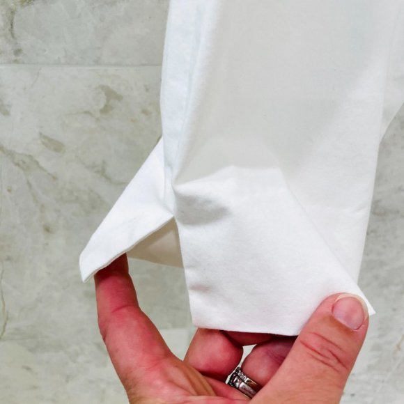 LAFAYETTE 148 {8} Crop Pant Skinny White Chrystie - Picture 2 of 7